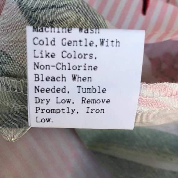 Pink Floral Blouse by Shein - Picture 8 of 8